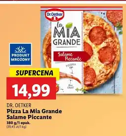 Lidl Pizza salame piccante Dr. oetker la mia grande oferta
