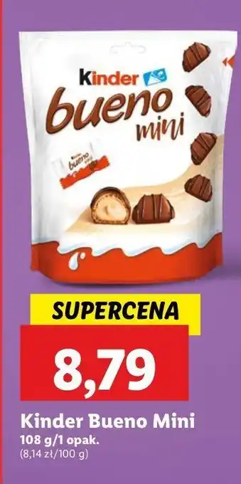 Lidl Baton Kinder bueno mini oferta