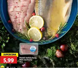 Lidl Karp filet nacinany oferta