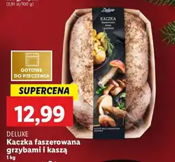 Lidl Kaczka faszerowana grzybami i kaszą Deluxe oferta