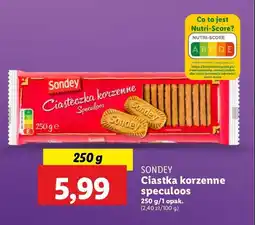 Lidl Ciastka korzenne Sondey oferta
