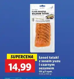 Lidl Łosoś tataki z sosem yuzu i czarnym sezamem Arctic fish oferta