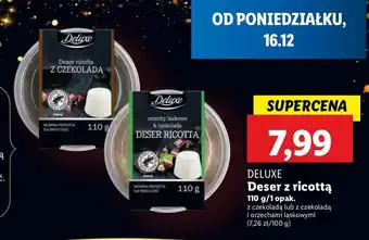 Lidl Deser ricotta czekoladowy Deluxe oferta