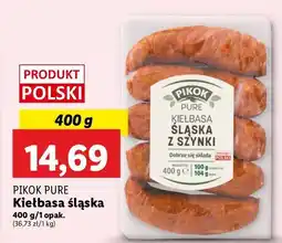 Lidl Kiełbasa śląska z szynki Pikok pure oferta
