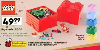 Biedronka Pojemnik LEGO oferta