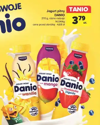 Carrefour Jogurt pitny truskawka jagoda Danone Danio oferta