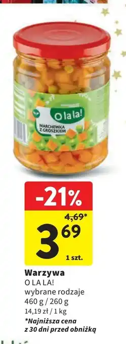 Intermarche Marchewka z groszkiem O La La! oferta