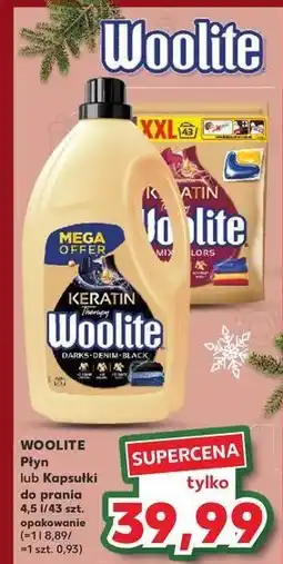 Kaufland Kapsułki do prania mix colors Woolite Keratin oferta