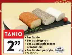 Intermarche Ser gusto z papryką Czarnocin oferta