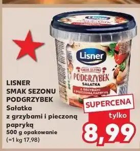 Kaufland Sałatka z grzybami i pieczoną papryką Lisner Smak Sezonu oferta