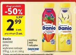 Intermarche Jogurt pitny wanilia Danone Danio oferta