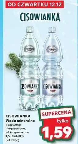 Kaufland Woda lekko gazowana Cisowianka oferta