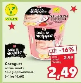 Kaufland Cocogurt truskawka-banan K-Classic Takie It Veggie oferta