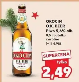 Kaufland Piwo Okocim O.k. Beer oferta