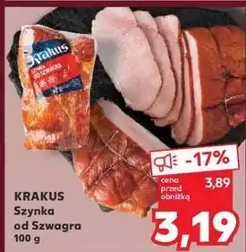 Kaufland Szynka od szwagra Krakus Animex oferta