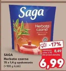 Kaufland Herbata ekspresowa Saga oferta