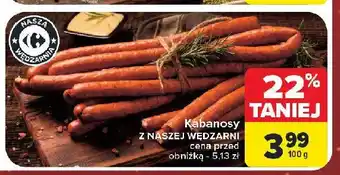 Carrefour Market Kabanosy Nasza wędzarnia carrefour oferta