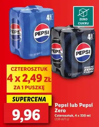 Lidl Pepsi 4x330ML oferta