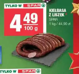 Spar Kiełbasa z liszek Spar oferta
