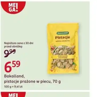 Rossmann Bakalland, pistacje prażone w piecu oferta