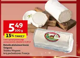 Auchan Rolada kozia pleśniowa Soignon oferta