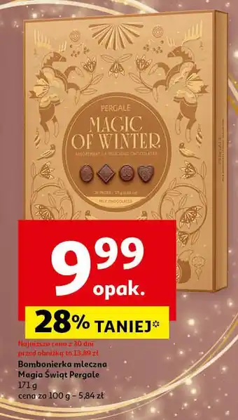 Auchan Bombonierka magic of winter Pergale oferta