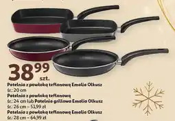 Auchan Patelnia teflonowa 28 cm Emalia Olkusz oferta