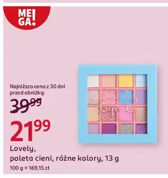 Rossmann Paleta cieni cupcake Lovely oferta