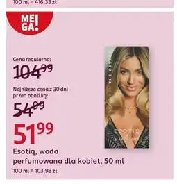 Rossmann Woda perfrumowana moonlight in the desert Esotiq X Marcelina Zawadzka oferta