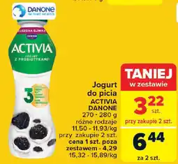 Carrefour Jogurt do picia ACTIVIA DANONE oferta