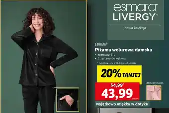 Lidl Piżama damska Esmara oferta