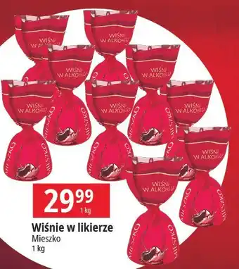 E.Leclerc Praliny wiśnie w likierze Mieszko oferta