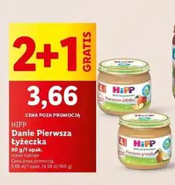 Lidl Pierwsza gruszka Hipp bio oferta