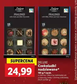 Lidl Czekoladki z ciemną i mleczną czekoladą Deluxe oferta