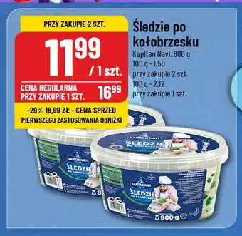 Polomarket Śledzie po kołobrzesku Kapitan navi oferta