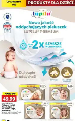 Lidl Pieluchy extra large 6 Lupilu Premium oferta