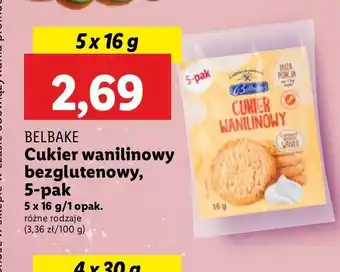 Lidl Cukier wanilinowy Belbake oferta