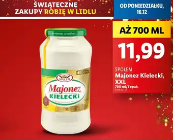 Lidl Majonez kielecki Społem Kielce oferta