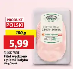 Lidl Filet wędzony z piersi indyka Pikok Pure oferta