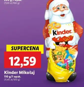 Lidl Mikołaj Kinder oferta