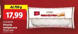 Lidl Strucla świąteczna migdałowa z rodzynkami Favorina oferta