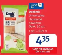 dm drogerie markt Denkmit Uniwersalne chusteczki nawilżane oferta