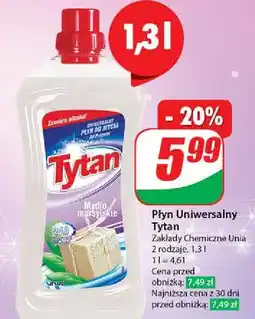 Dino Płyn uniwersalny mydło marsylskie Tytan Wc oferta
