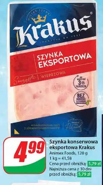 Dino Szynka eksportowa Krakus Animex oferta