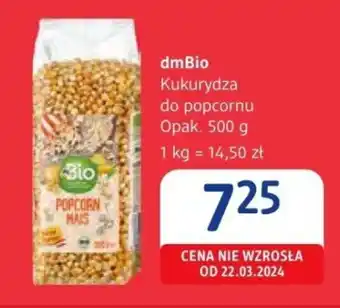 dm drogerie markt DmBio Kukurydza do popcornu oferta