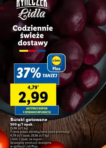 Lidl Buraki gotowane oferta