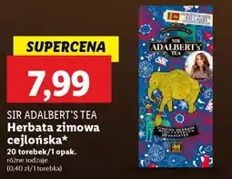 Lidl Sir Adalbert's Tea Herbata zimowa cejlońska oferta