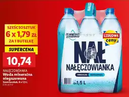 Lidl Nałęczowianka Woda mineralna niegazowana oferta