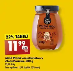 Biedronka Miód Polski wielokwiatowy Złota Pasieka, oferta