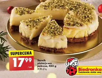 Biedronka Sernik pistacjowa pokusa oferta